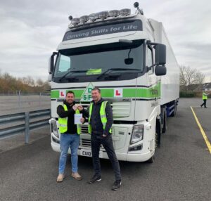 Paul with successful trainee Wayne